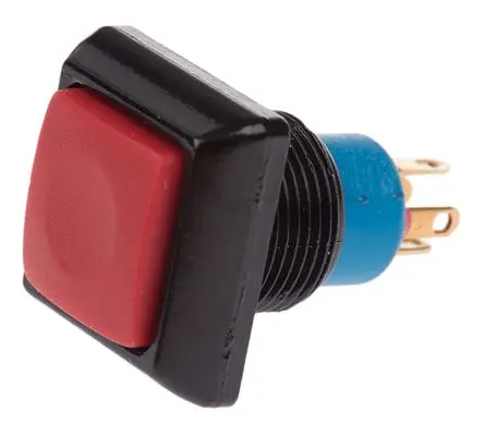Produktfoto 1 von APEM IP Druckschalter Tastend Panel Ø 12.9 mm, 1-poliger Umschalter / 5A 24 V dc, IP67