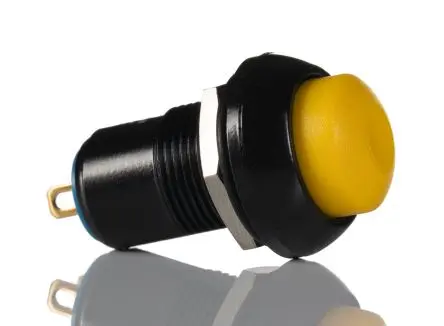 Produktfoto 1 von APEM IP Druckschalter Rastend Panel Ø 13.6 mm / 5A 24 V dc 125 V ac, IP67