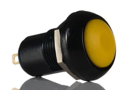 Produktfoto 1 von APEM IP Druckschalter Beleuchtet Rastend Panel Ø 13.6 mm, SPST / 5A 28 V dc, IP67