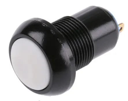 Produktfoto 1 von APEM IP Druckschalter Rastend Panel Ø 13.6 mm, SPST / 5A 28 V dc, IP67