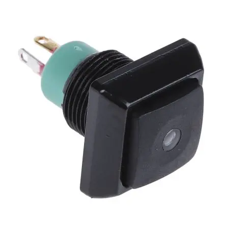 Produktfoto 1 von APEM IP Druckschalter Grün Beleuchtet Tastend Panel Ø 13.6 mm, SPST / 5A 48 V ac, IP67