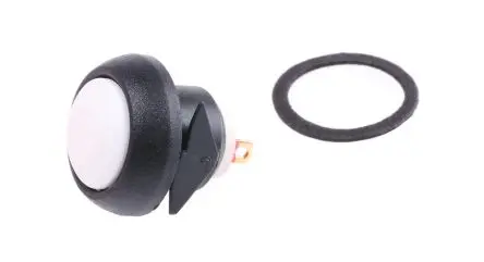 Produktfoto 1 von APEM IB Miniaturdruckschalter Tastend Panel Ø 13.6 mm, SPST / 400mA, IP67