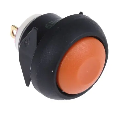 Produktfoto 1 von APEM IB Miniaturdruckschalter Tastend Panel Ø 13.6 mm, SPST / 400mA 50 V dc 125 V ac, IP67