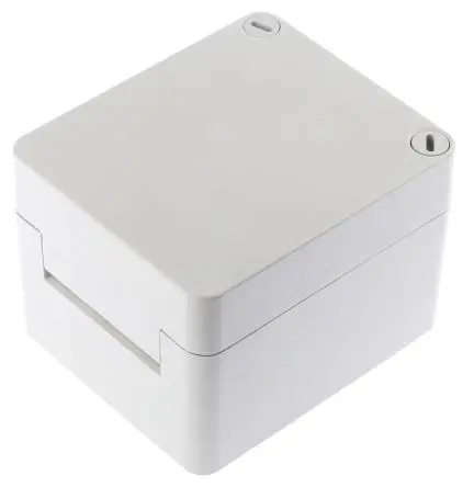 Produktfoto 1 von RS PRO GFK Wandanschlusskasten Grau IP66, HxBxT 100 mm, 120 mm x 140 mm
