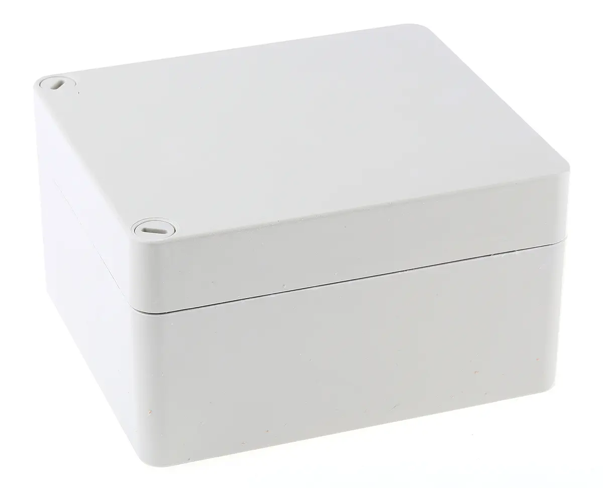 Produktfoto 1 von RS PRO GFK Wandanschlusskasten Grau IP66, HxBxT 100 mm, 160 mm x 200 mm