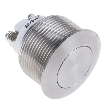 Produktfoto 1 von APEM AV Druckschalter Tastend Panel Ø 22 mm, SPST / 2A 48 V dc, IP65