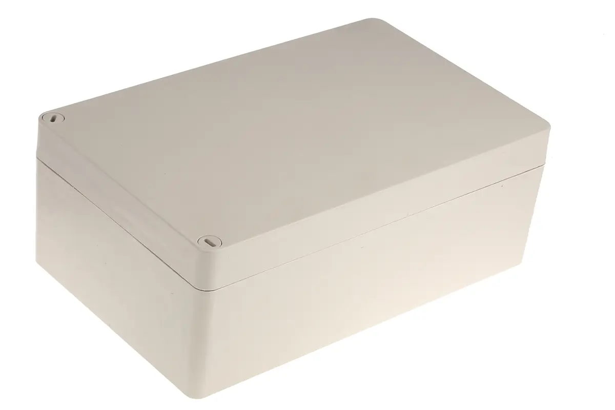Produktfoto 1 von OKW Polydor GF Polyester Wandanschlusskasten Grau IP66, HxBxT 120 mm, 200 mm x 320 mm