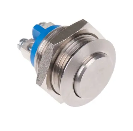 Produktfoto 1 von APEM AV Druckschalter Tastend Panel Ø 19.2 mm, SPST / 200mA 48 V dc 250 V ac, IP65
