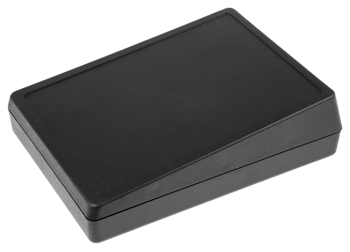 Produktfoto 1 von OKW DeskCase 138 ABS Pultgehäuse Geneigte Front, Schwarz, 190 mm 54 mm, 138 mm