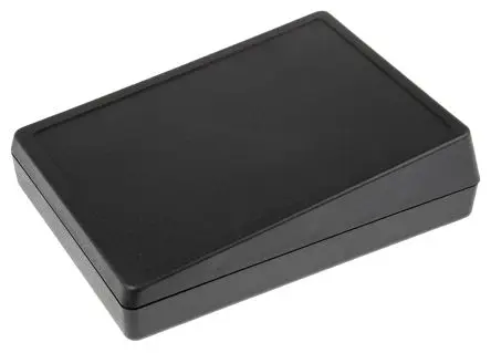 Produktfoto 1 von OKW DeskCase 138 ABS Pultgehäuse Geneigte Front, Schwarz, 190 mm 54 mm, 138 mm