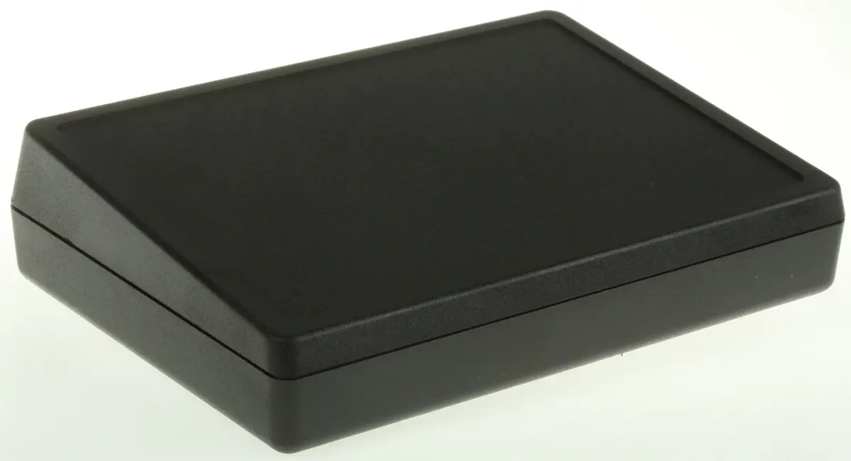 Produktfoto 1 von OKW DESK CASE ABS Pultgehäuse Geneigte Front, Schwarz RAL 9005, Kieselgrau, Schwarz RAL 9002, Cremefarben, Schwarz, 138