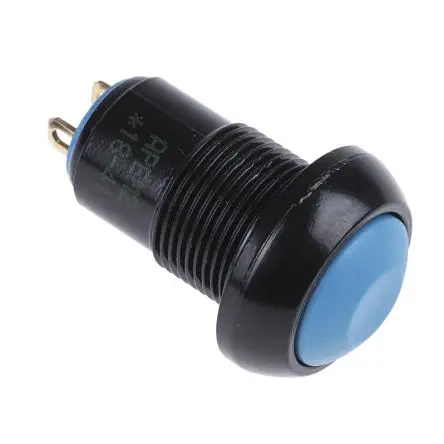 Produktfoto 1 von APEM IP Druckschalter Rastend Panel Ø 13.6 mm, SPST / 5A 50 V dc, IP67