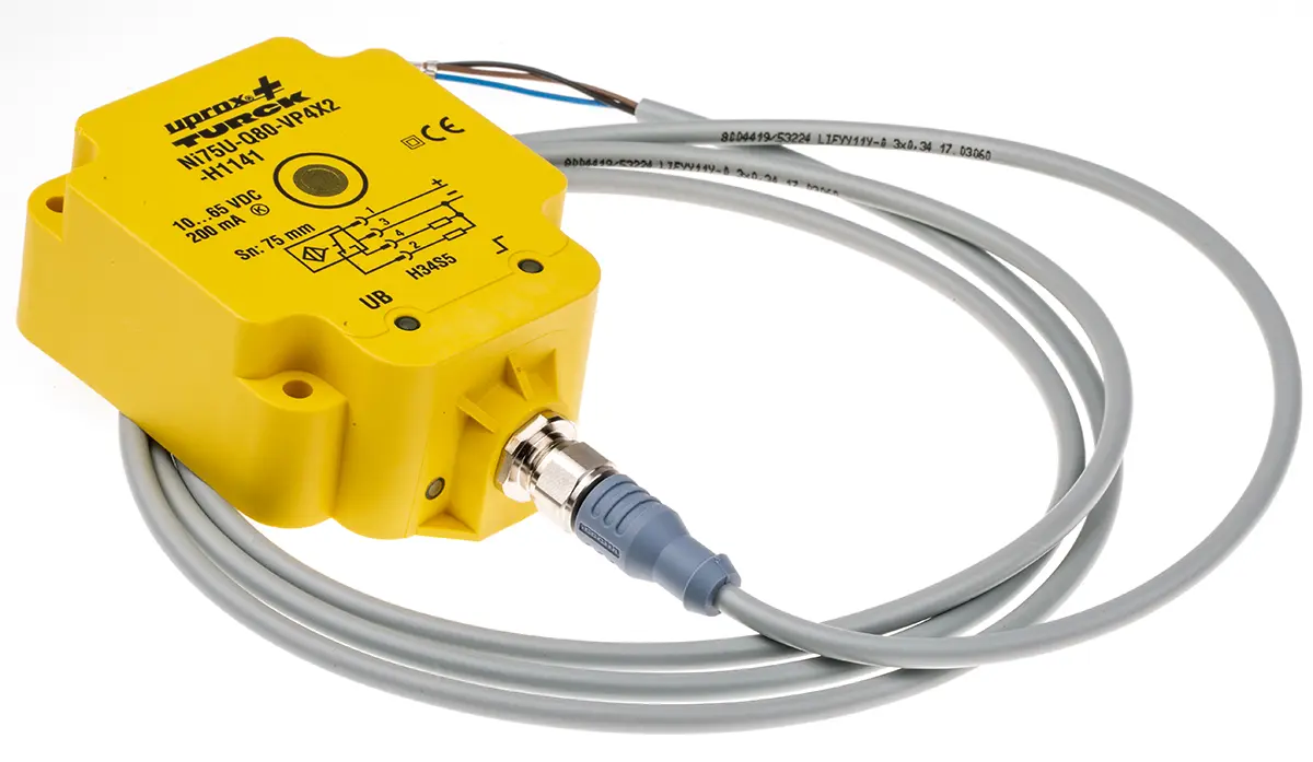 Produktfoto 1 von Turck Näherungssensor Induktiv, Kubisch 70 mm PNP 10 → 65 V dc / 200 mA NO+NC, IP68