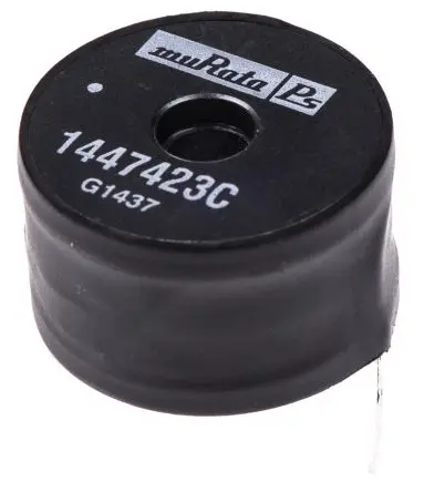 Produktfoto 1 von Murata Power Solutions 1400 Induktivität bedrahtet, 470 μH 34, 2.3 A, Radial / R-DC 250 mΩ, max. 2 MHz, Ø 25.7 mm, Ø