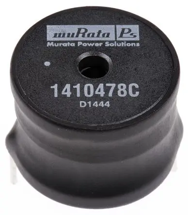 Produktfoto 1 von Murata Power Solutions 1400 Induktivität bedrahtet, 100 μH 34, 7.8 A, Radial / R-DC 40 mΩ, max. 3.3 MHz, Ø 32.4 mm, Ø