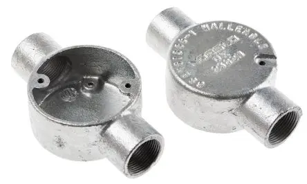 Produktfoto 1 von RS PRO Stahl Kabelrohr Befestigung Kabelrohr M4 25 mm Schwarz Galvanisiert-Finish