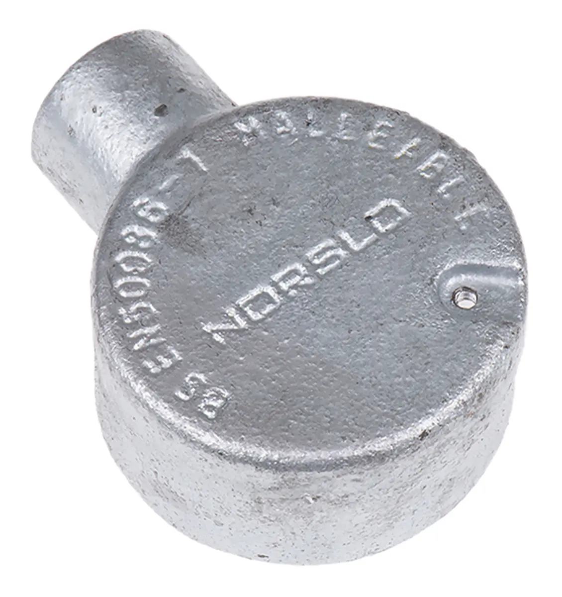 Produktfoto 1 von RS PRO Stahl Kabelrohr Befestigung Kabelrohr M4 25 mm Schwarz Galvanisiert-Finish