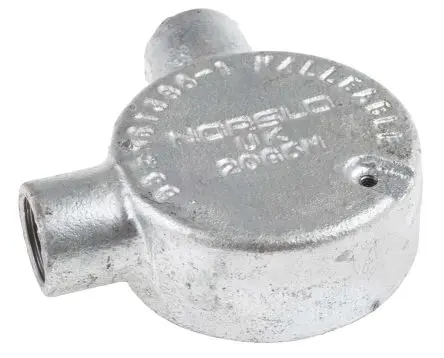 Produktfoto 1 von RS PRO Stahl Kabelrohr Befestigung Kabelrohr M4 20 mm Schwarz Galvanisiert-Finish