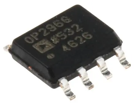 Produktfoto 1 von Analog Devices Operationsverstärker Oberfläche 350 kHz SOIC, biplor typ. 15V, biplor typ. 5 V, 8-Pin