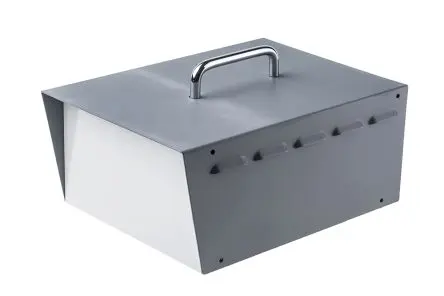 Produktfoto 1 von Hammond, Schalengehäuse, Grau, Stahl, IP30 121 mm, 281 mm, 197 mm, 518
