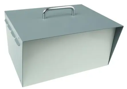 Produktfoto 1 von Hammond, Schalengehäuse, Grau, Stahl, IP30 159 mm, 245 mm, 298 mm, 518
