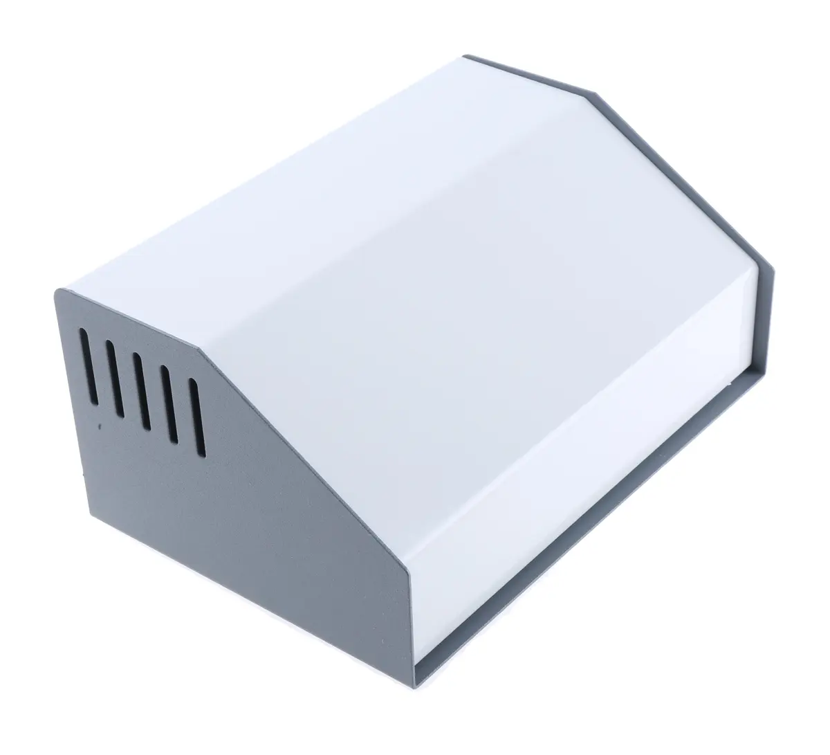 Produktfoto 1 von Hammond 519 Stahl, Aluminium Pultgehäuse Geneigte Front, Grau, 220 mm 100 mm, 150 mm