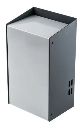 Produktfoto 1 von Hammond, Schalengehäuse, Grau, Stahl, IP30, 219 x 121 x 89mm, 513