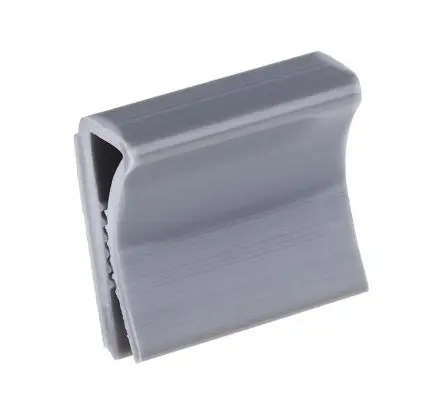 Produktfoto 1 von RS PRO Kabelklemme Selbstklebend, Kabel-Ø 8 mm Polyvinylchlorid Grau 25mm x 9 mm x 24 mm