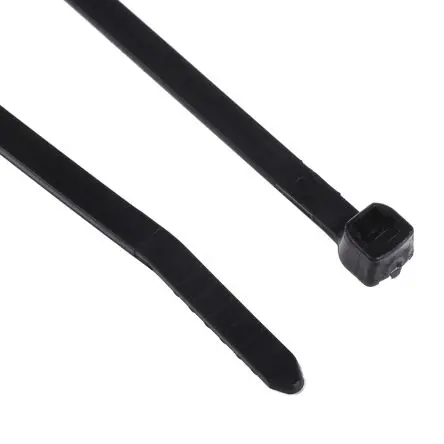 Produktfoto 1 von Thomas & Betts Ty-Fast Nylon 6.6 Kabelbinder Nicht lösbar Schwarz 4.8mm x 368 mm