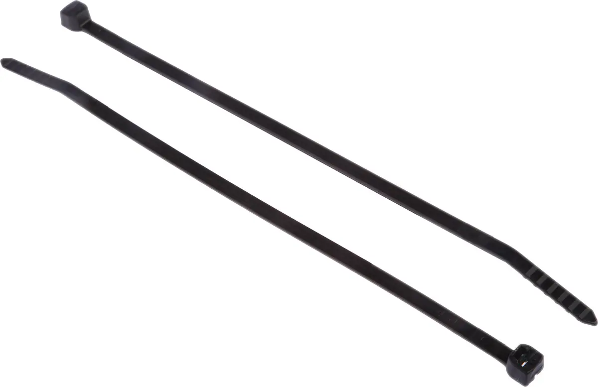 Produktfoto 1 von Thomas & Betts Ty-Fast Nylon 6.6 Kabelbinder Nicht lösbar Schwarz 3.6 mm x 142 mm