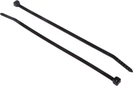 Produktfoto 1 von Thomas & Betts Ty-Fast Nylon 6.6 Kabelbinder Nicht lösbar Schwarz 3.6mm x 142 mm