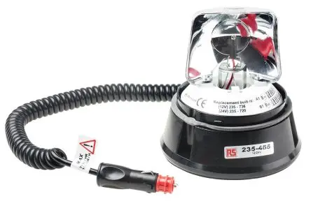 Produktfoto 1 von RS PRO V10994 Glühlampe Signalleuchte Klar, Rot, Gelb, Blau, Grün 24V dc Flexi-DIN, Magnetisch, Punktschmierung, Ø 153