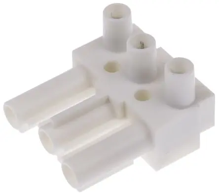 Produktfoto 1 von Wieland ST18 Beleuchtungssteckverbinder, Kabel Stecker, Anschluss, Schraubbefestigung 16A, Kontakte: 3 IP20, Weiß,