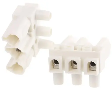 Produktfoto 1 von Wieland ST18 Beleuchtungssteckverbinder, Kabel Buchse, Anschluss, Schraubbefestigung 16A, Kontakte: 3 IP20, Weiß, 2.5mm²