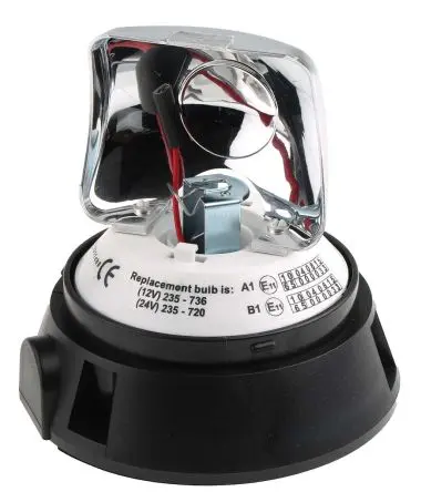 Produktfoto 1 von RS PRO V10993 Glühlampe Signalleuchte Blau, Klar, Rot, Grün, Gelb 230V dc Magnetisch, Ø 166 mm x 207 mm