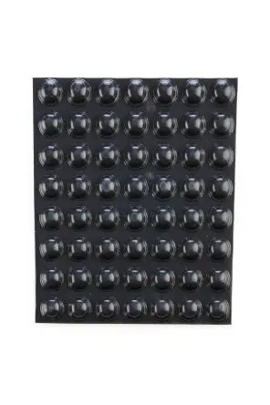 Produktfoto 1 von 3M SJ-5000 Selbstklebende Füße, Halbkugelförmig, 5.1 mm, ø 11.2 mm, Polyurethan, B. 47.7mm, 225 °C max.