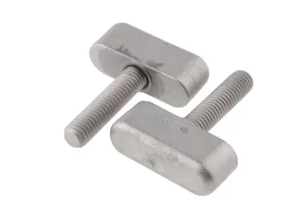 Produktfoto 1 von RS PRO Feststellschraube Silber Edelstahl x 32 mm Flügel, mit Gewindebolzen Ø 36 mm