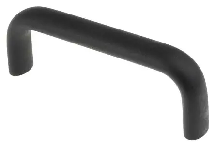 Produktfoto 1 von RS PRO Schwarz Aluminium Griff, L 141 mm H 51 mm B 20mm, Lochabst. 128 mm