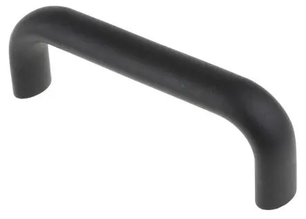 Produktfoto 1 von RS PRO Schwarz Aluminium Griff, L 177 mm H 57 mm B 26mm, Lochabst. 160 mm
