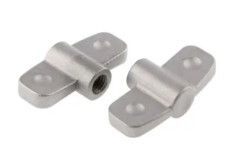 Produktfoto 1 von RS PRO Feststellschraube Silber M10 Edelstahl x 15 mm Flügel, mit Gewindebohrung Ø 57 mm