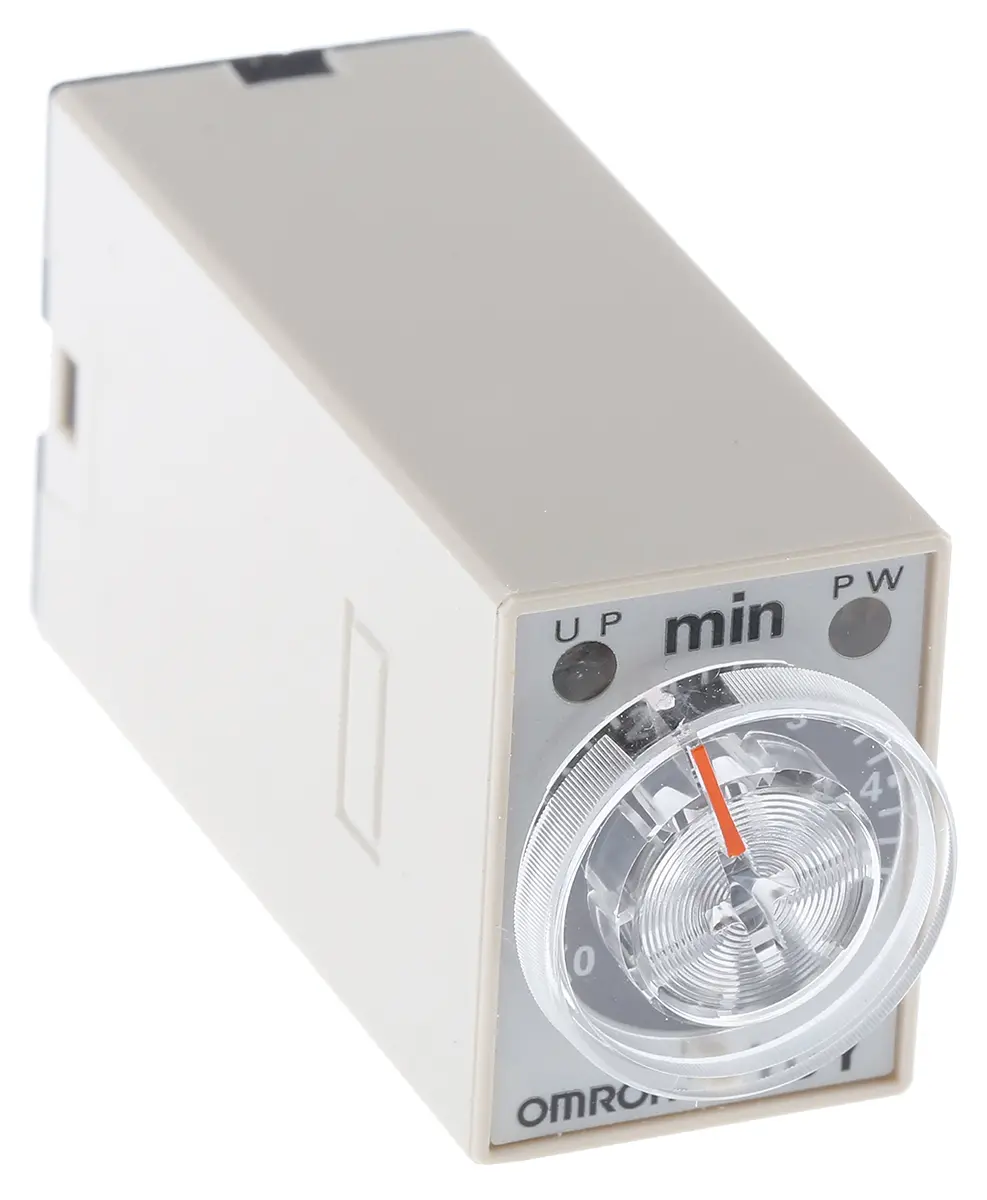 Produktfoto 1 von Omron H3Y-4 Zeitrelais, DIN-Hutschiene 24 V dc 24V ac, 0.2 to 5 min, 4 Kont. 1, 4-poliger Schließer