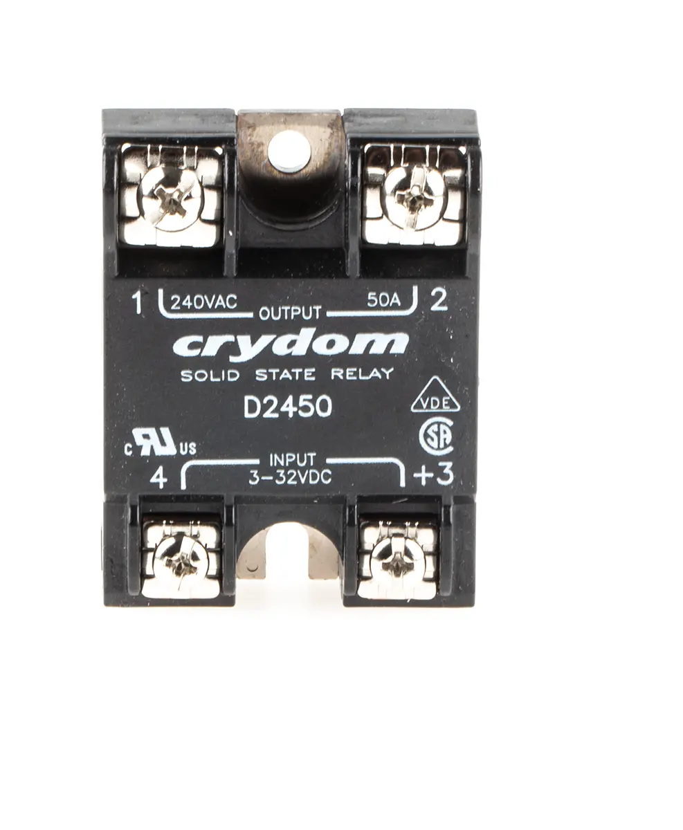 Produktfoto 1 von Sensata Crydom SMD Halbleiterrelais mit Nulldurchgang 280 V ac / 50 A eff