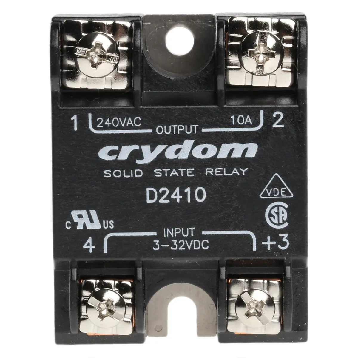 Produktfoto 1 von Sensata Crydom SMD Halbleiterrelais mit Nulldurchgang 280 Vrms / 10 A Effektivwert