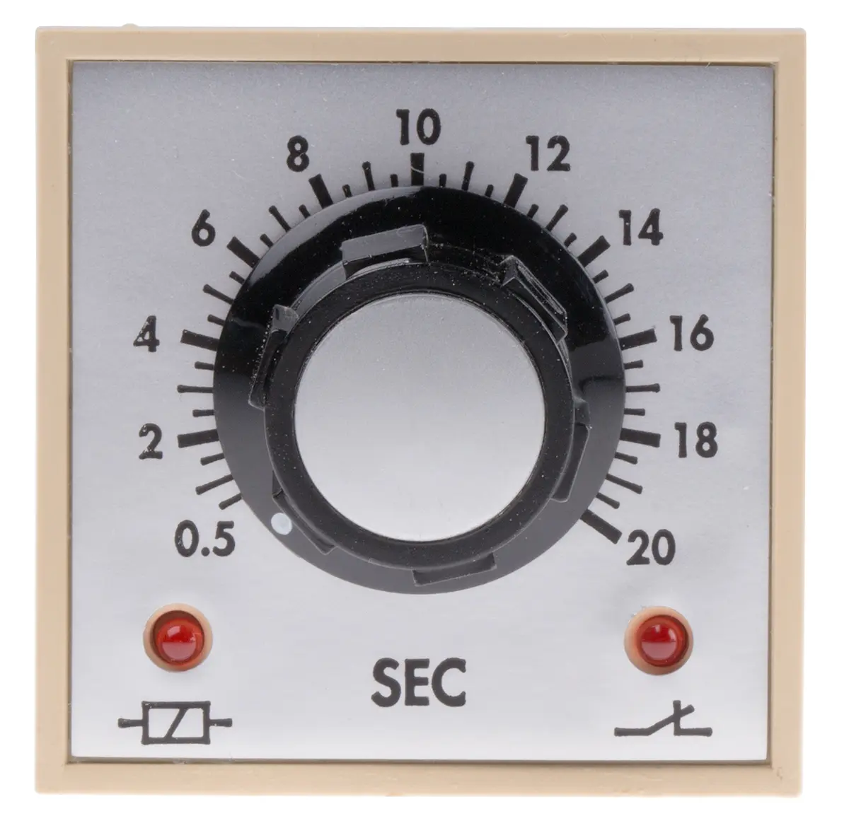 Produktfoto 1 von Tempatron FBD Zeitrelais, DIN-Hutschiene 110V ac, 0.5 to 20 s, 2 Kont. 1, 2-poliger Umschalter