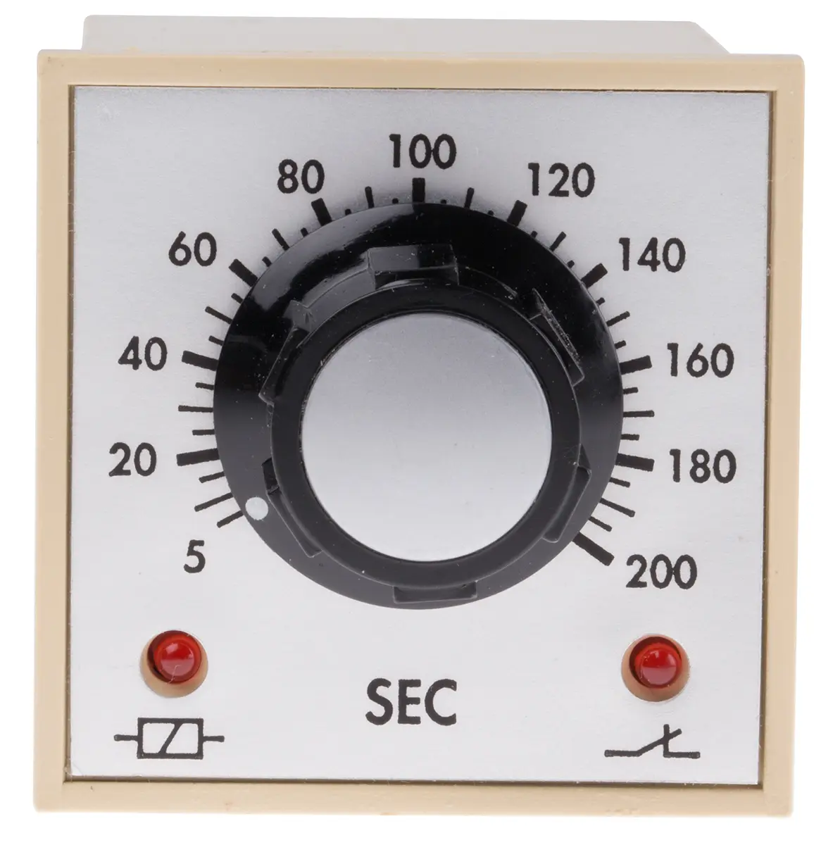 Produktfoto 1 von Tempatron FBD Zeitrelais, DIN-Hutschiene 230V ac, 5 to 200 s, 2 Kont. 1, 2-poliger Umschalter