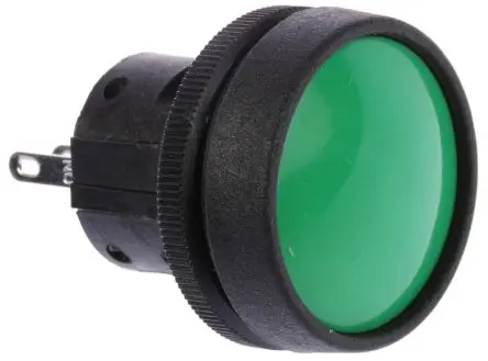 Produktfoto 1 von ITW 76-91 Druckschalter lichtdurchlässig Tastend Panel Ø 22.5 mm, 1-poliger Umschalter / 10A 5 V dc 250 V ac, IP67