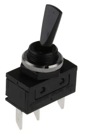 Produktfoto 1 von Arcolectric (Bulgin) Ltd Panel Kippschalter 1-poliger Umschalter, Ein-Ein, 250 V ac, 20A, IP40, Stecker