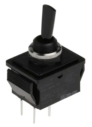 Produktfoto 1 von Arcolectric (Bulgin) Ltd Panel Kippschalter DPST, Ein-Aus, 250 V ac, 20A, IP40, Stecker