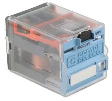 Produktfoto 1 von Releco C3-R20 Leistungsrelais 24V dc Spule 2-poliger Umschalter 10A 63 Ω 1.5 W