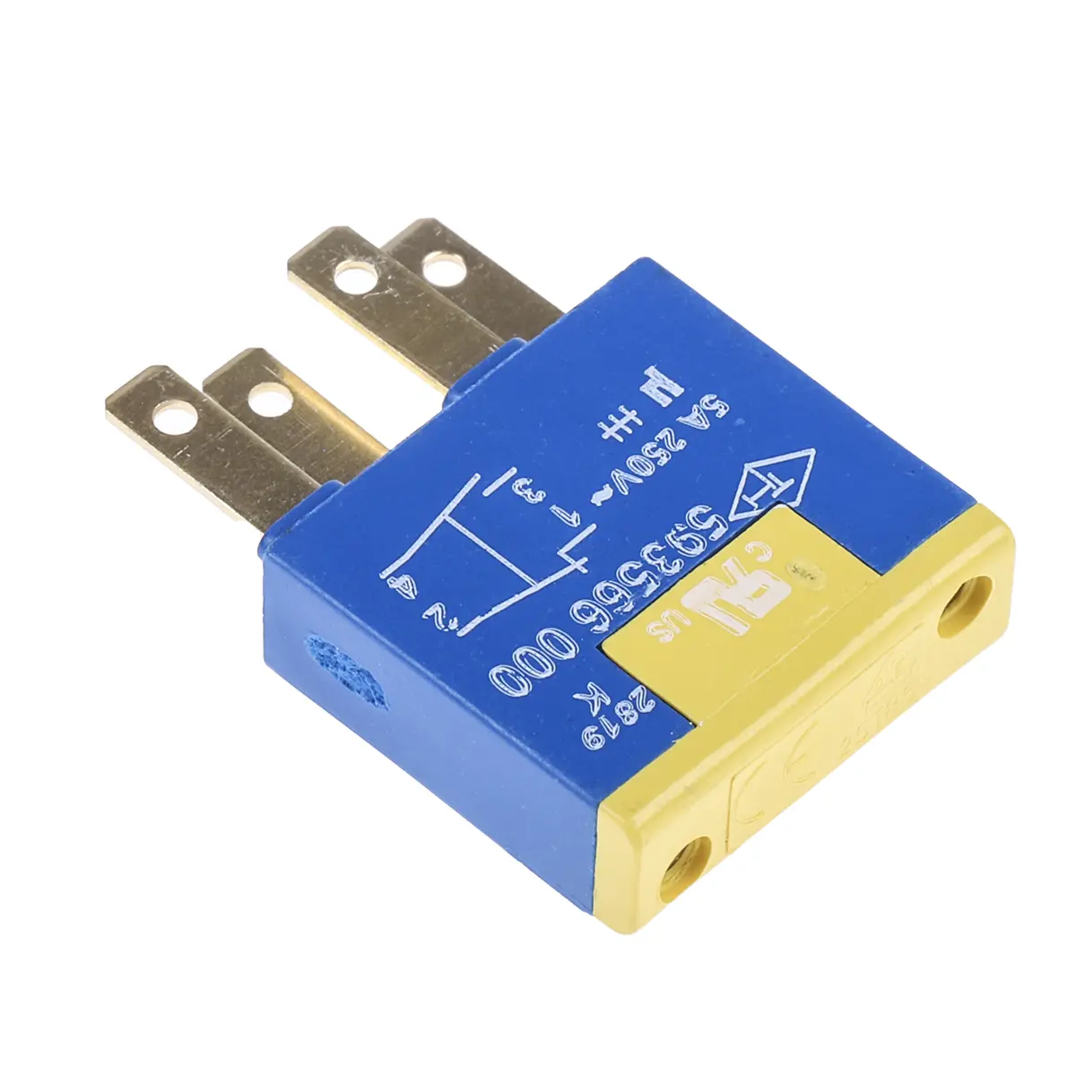 Produktfoto 1 von Saia-Burgess Drucktaster-Kontaktblock 1 Wechsler 250V